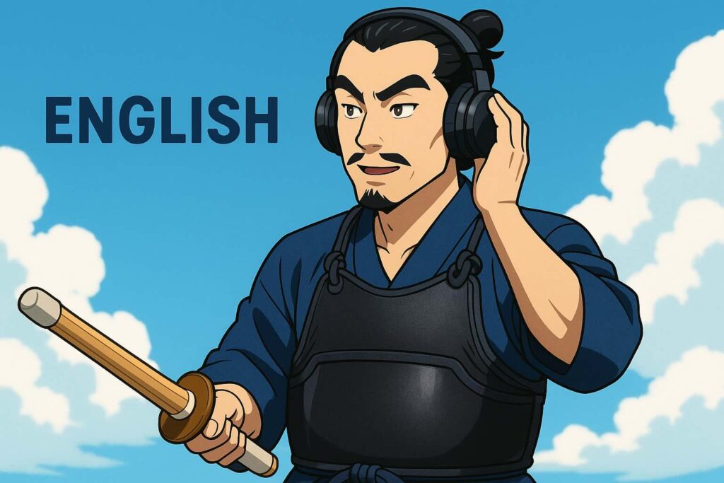 聞くだけでリスニングが上達する裏技を実践する男性