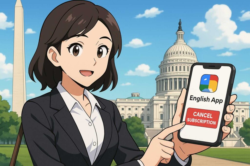 epopを無料で使う方法を教える女性