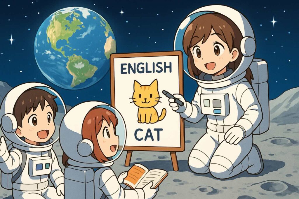 英会話を勉強する子供たち