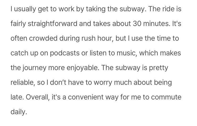 Santa TOEFLのスピーキングのinterveiwのhigh scoring answer