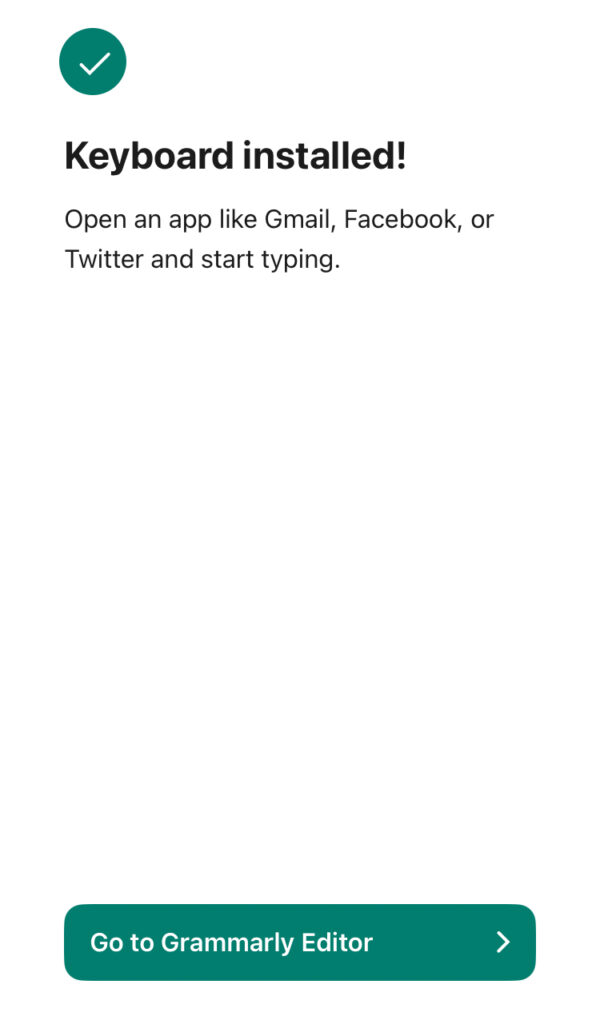 スマホにおけるgrammarlyの始め方11