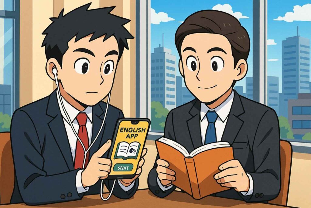 epopの無料プランを試しているビジネスマン