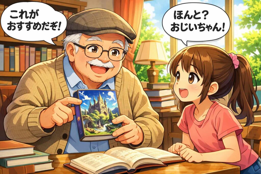 distinction本をおすすめするおじいちゃん