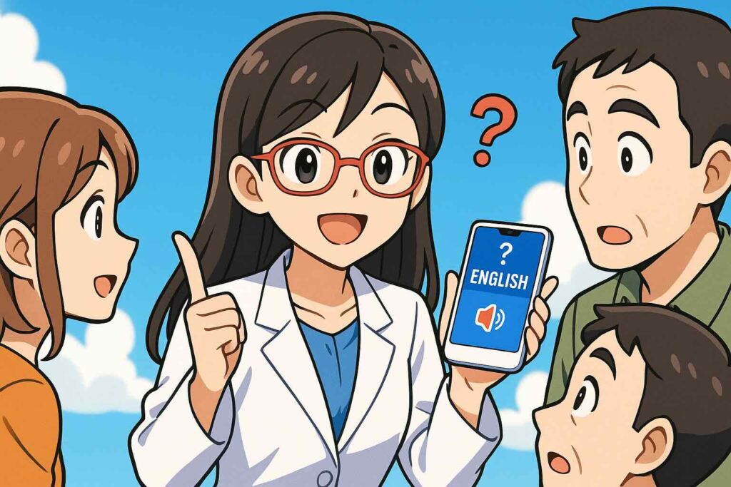 tanzamは使えないのか聞き込みする女性