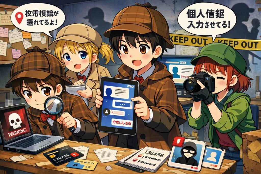 Langmateは危ないのか調べている少年探偵団