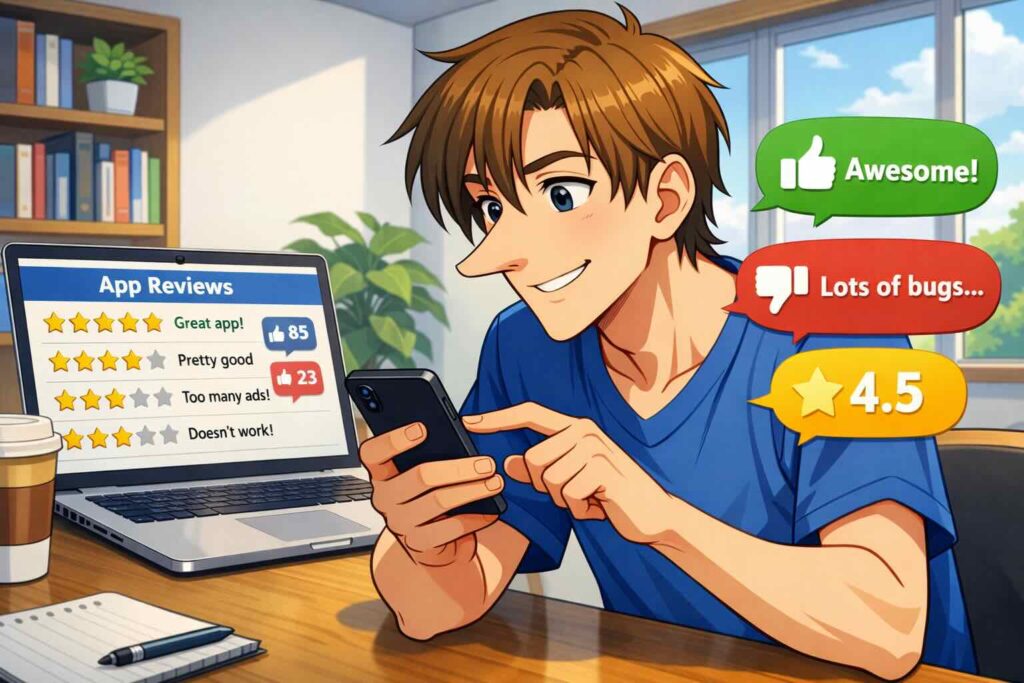 voicetubeの評判や口コミを調べているアメリカ人