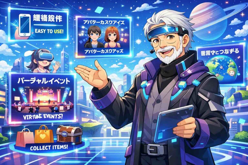 fondiを説明するアバター