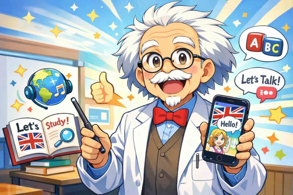 発音博士を試した感想を語る博士