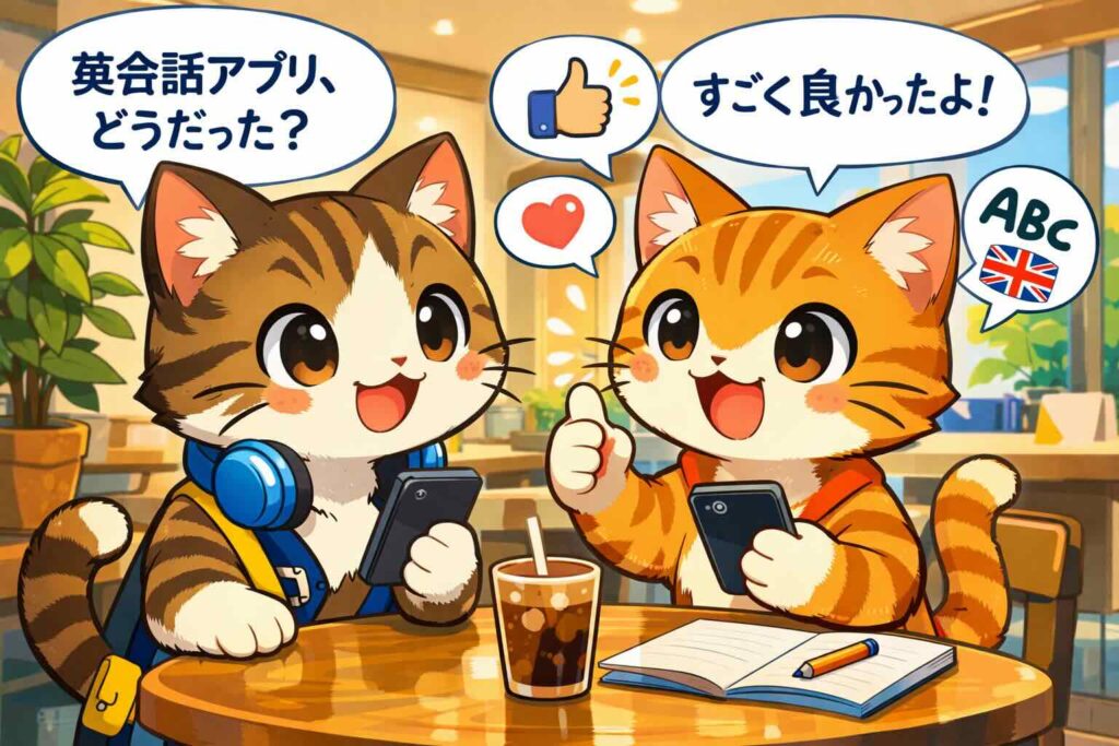 enja AIトークの口コミや評判を調べるネコ