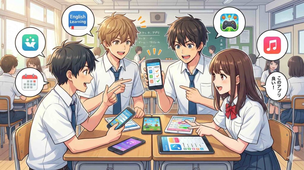 LinguaTOEFLと競合アプリを比べている学生