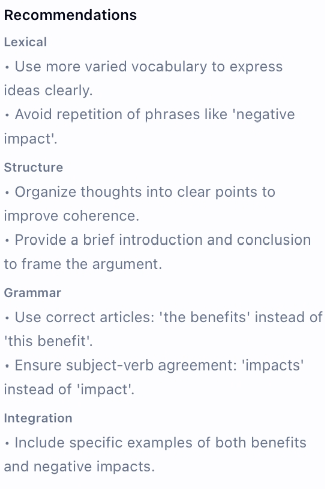 LinguaTOEFLのTake an Interviewの解説
