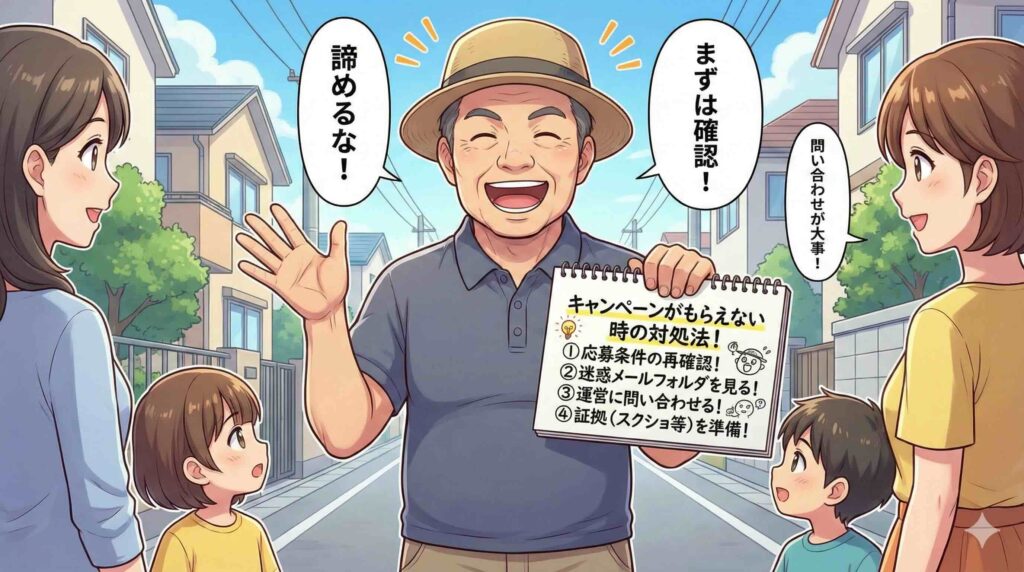 Santa TOEFLで割引にならない時の対処法を教えるおじさん