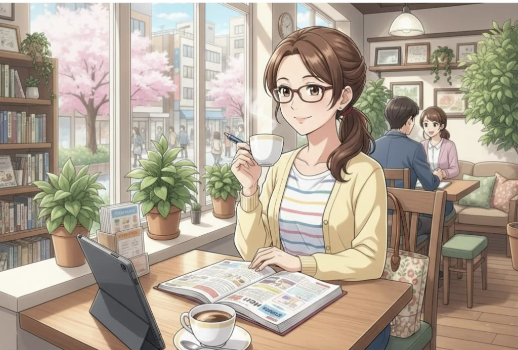 英語のハノン初級を試している主婦