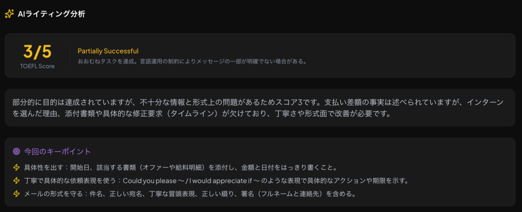 engprepのEmail Writingの解答