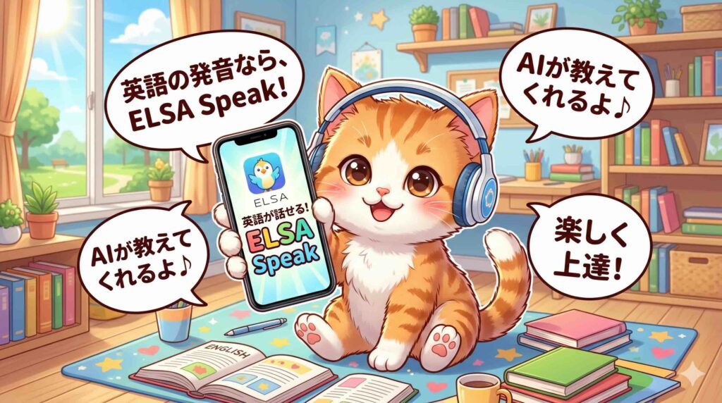 ELSA Speakがおすすめな人とそうでない人を紹介するネコ