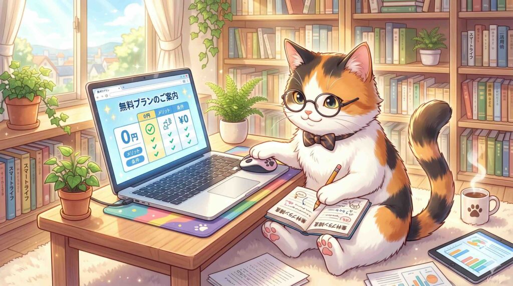 ELSA Speakは無料でできるのか調べるネコ