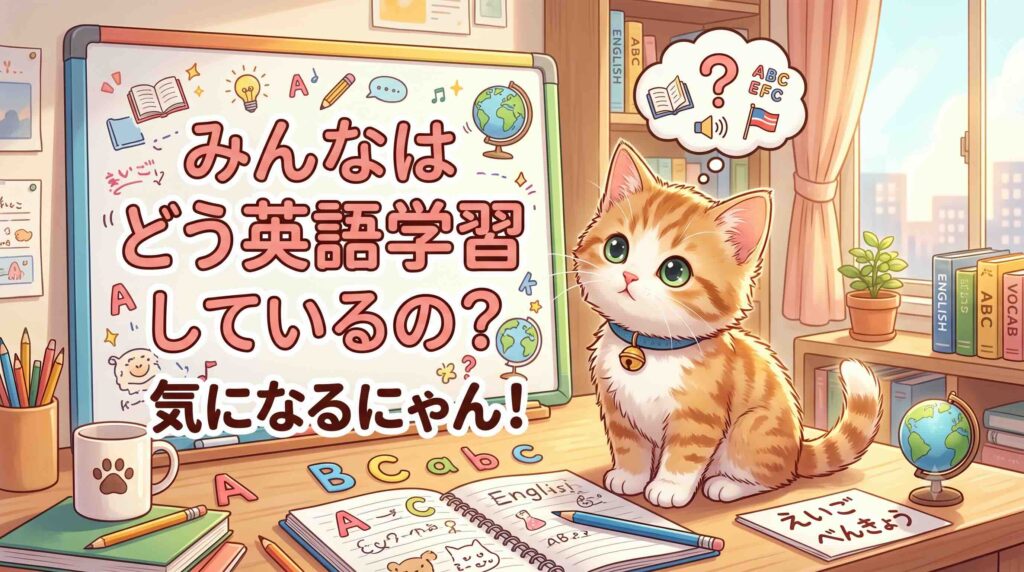 みんなはどのようにCASEC対策しているか調べている子猫