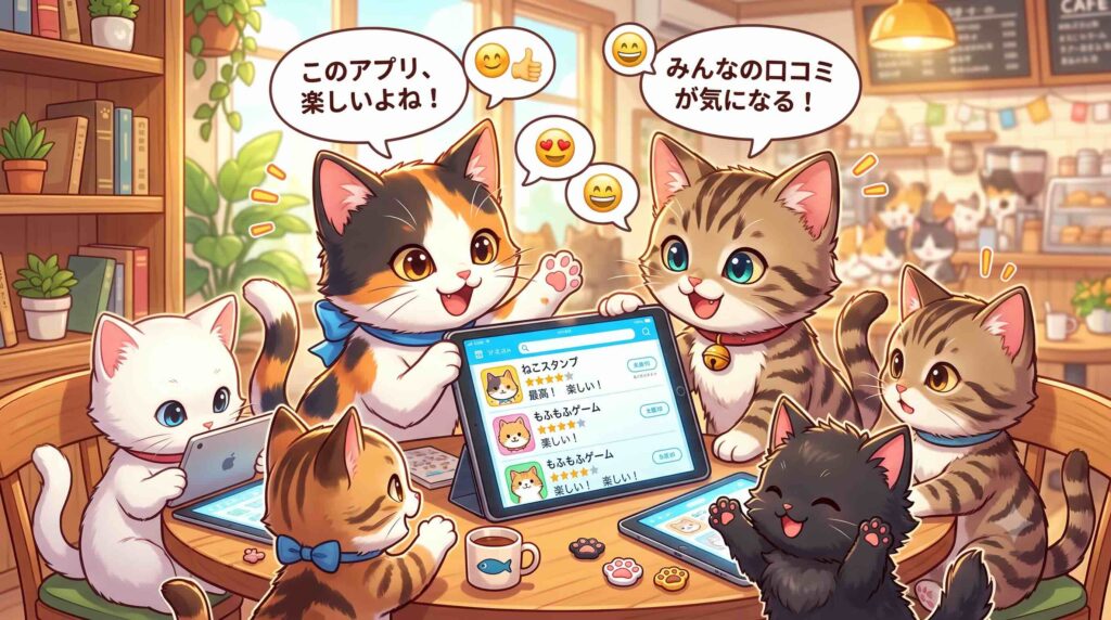 UGUIS. AIの評判や口コミを調べている子猫