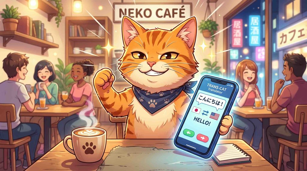 Papagoの使い方のコツ9選を実践する猫