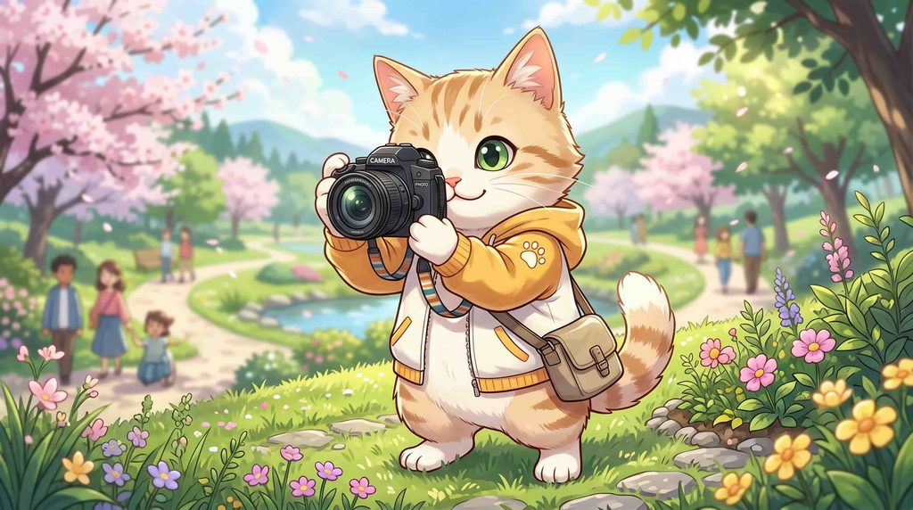 Papagoの「画像」の使い方を実践する猫