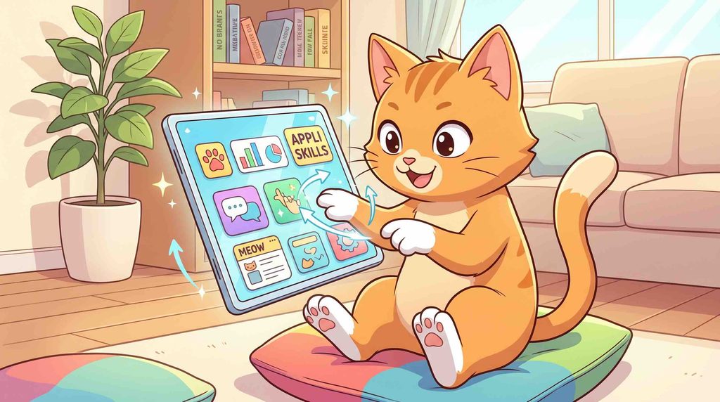 CoeFont通訳の使い方を試すネコ