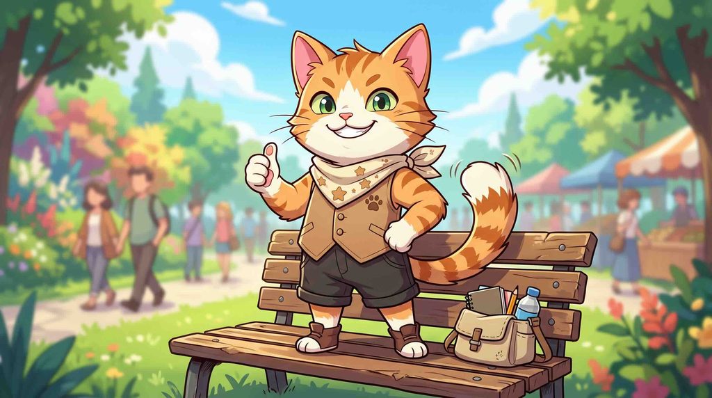 ポケトークアプリについて語る猫