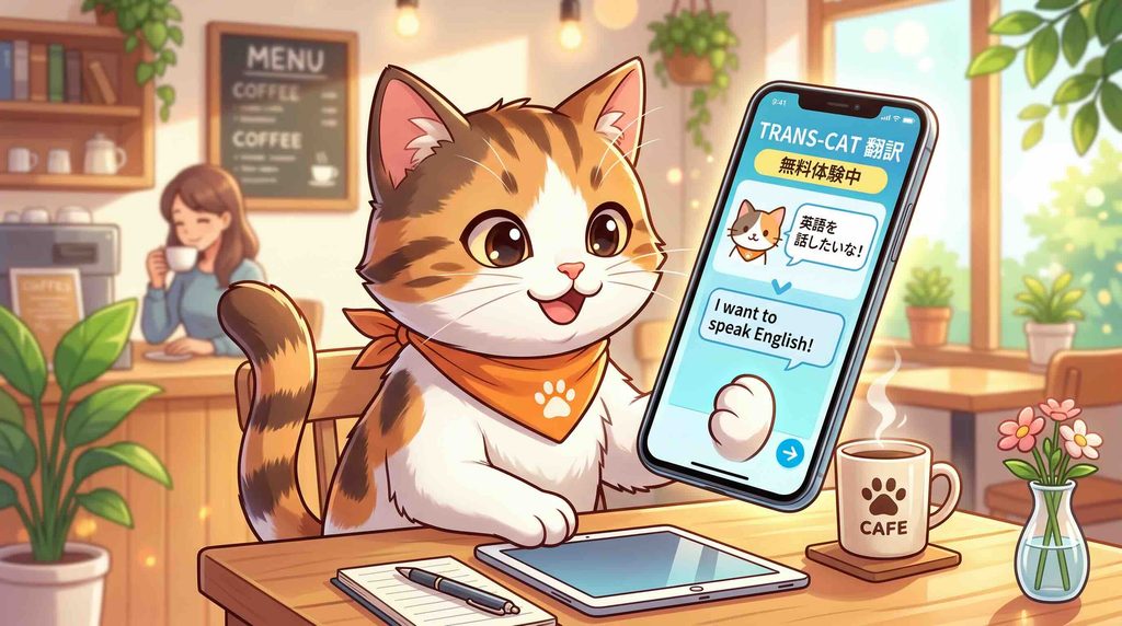 ポケトークアプリは無料でできるのか調べるネコ