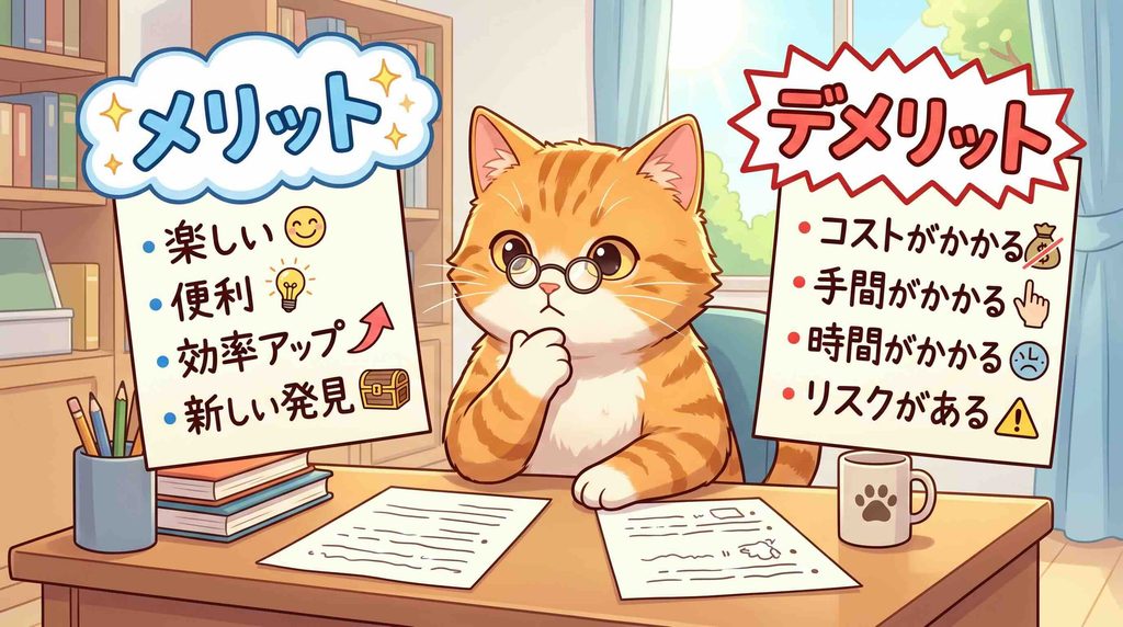 ポケトークのメリットとデメリットを考える猫