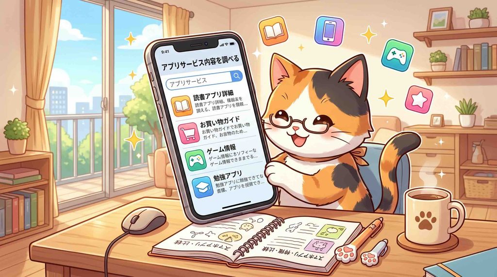Talkfulとスピークバディのサービスを比較する猫