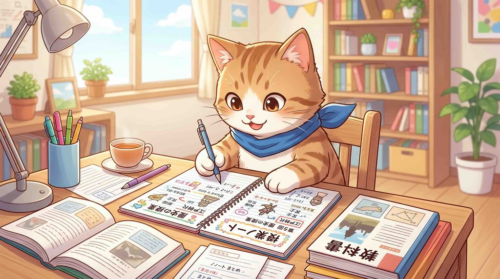 シャドミーを試して得られた情報をまとめる子猫