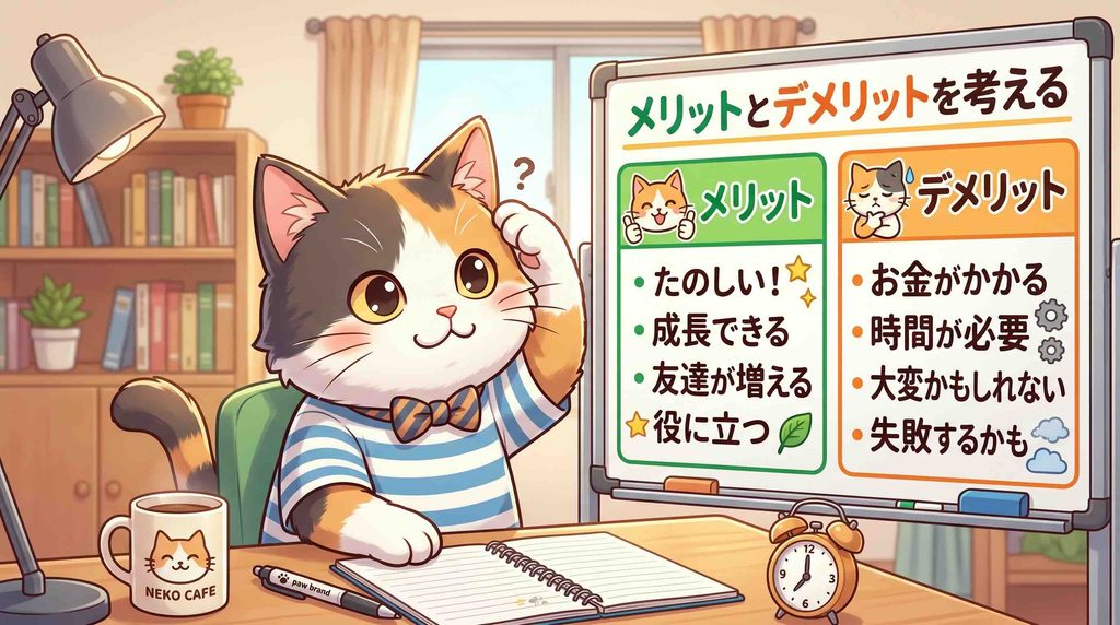 プレミアムとプレミアムプラスのメリットとデメリットを考える猫